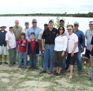 The whole gang! Club Fish Fry at Cleburne Six O Ranch.
