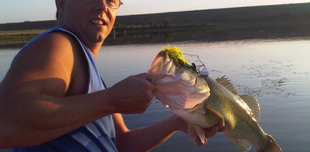 Clint Whittllock reeled in this 6+ pounder in mid summer at Decatur Beaver Lake