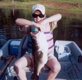 Ryan Hall holds a 13.5 lb monster from Jefferson Flag Lake